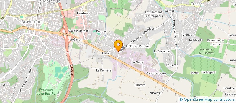 localisation de l'entreprise SASU P. BERRIO à TRESSES