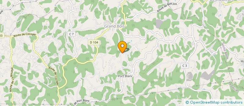 localisation de l'entreprise SASU P-L LUTIN  LE GOSIER