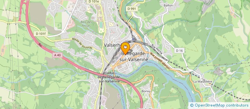 localisation de l'entreprise SASU P.R.S. à VALSERHONE