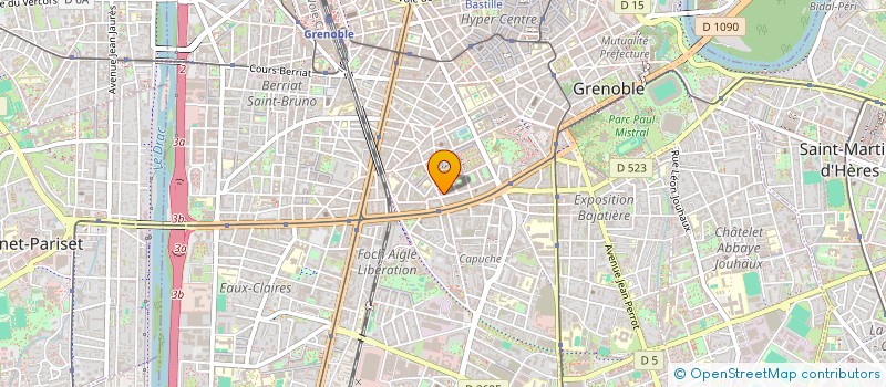 localisation de l'entreprise SASU PACK BAG  GRENOBLE