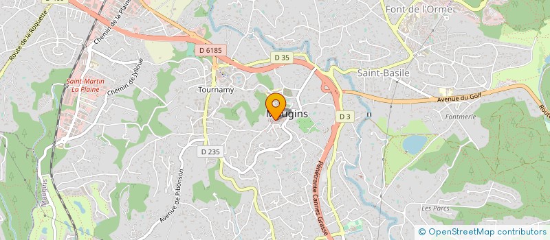 localisation de l'entreprise SASU PALOMA à MOUGINS