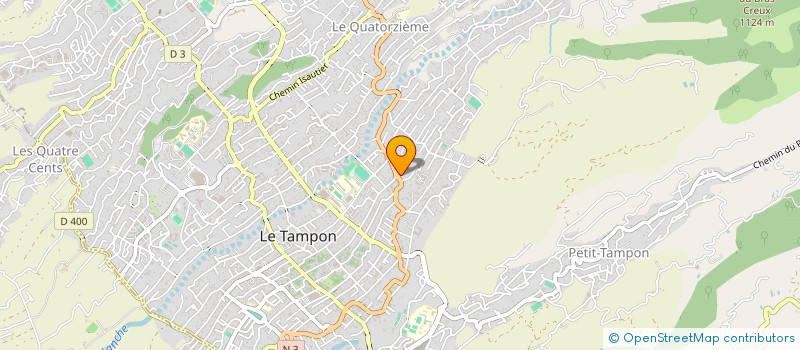 localisation de l'entreprise SASU PATISSERIE CERTAT à LE TAMPON