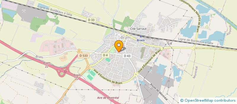 localisation de l'entreprise SASU PAUL MIRAN  BRAM