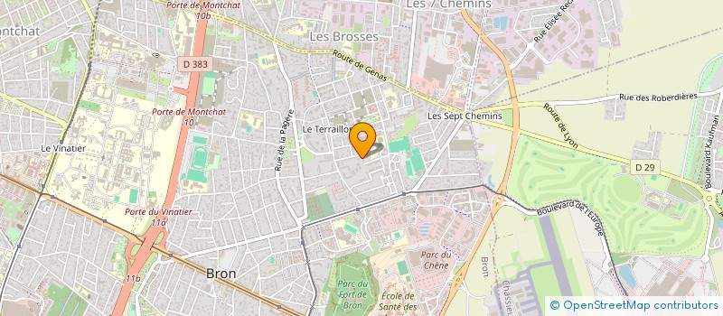 localisation de l'entreprise SASU PEGASUS à BRON