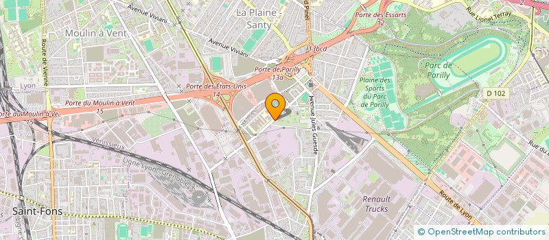 localisation de l'entreprise SASU PEINTURE 2030  VENISSIEUX