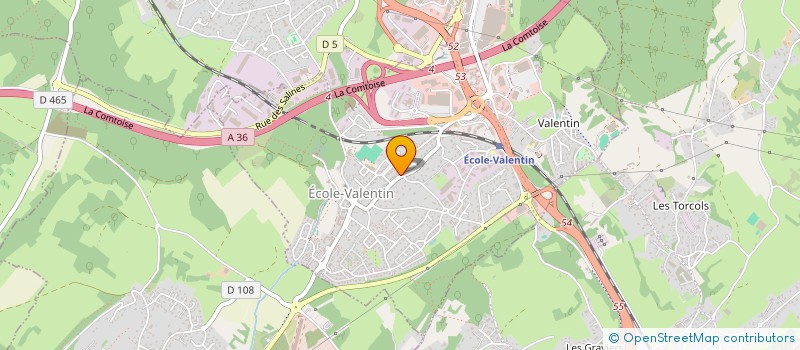 localisation de l'entreprise SASU PHILIPPE JOUNEAU  ECOLE-VALENTIN