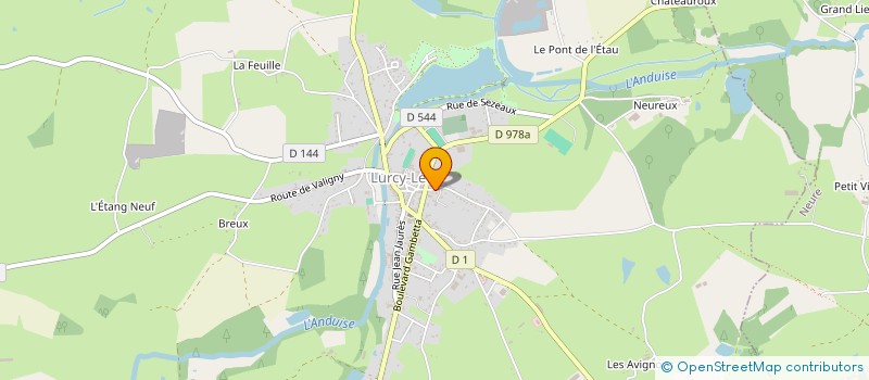 localisation de l'entreprise SASU PHISA  LURCY-LEVIS