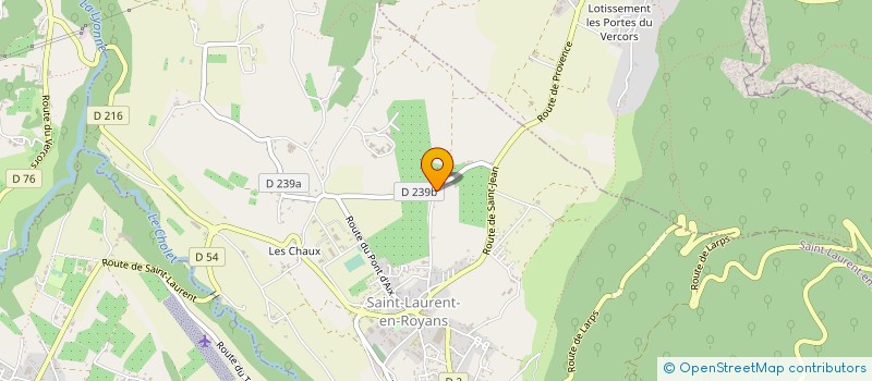 localisation de l'entreprise SASU PIGUET à SAINT-LAURENT-EN-ROYANS
