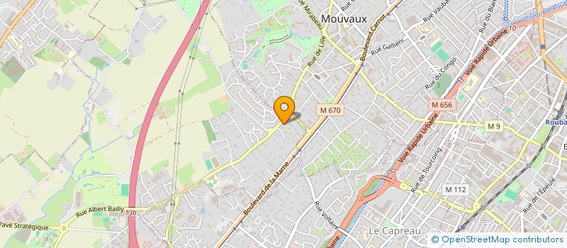 localisation de l'entreprise SASU PILOU INVEST à MARCQ-EN-BARŒUL