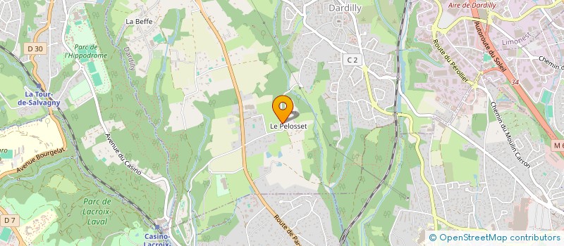 localisation de l'entreprise SASU PIR2 MEDTECH  DARDILLY