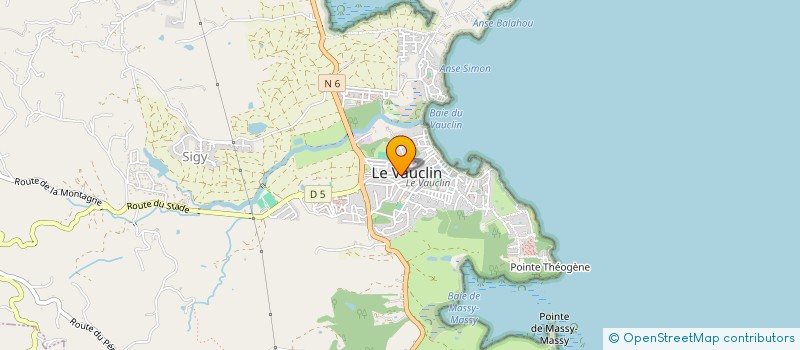 localisation de l'entreprise SASU PIZZA'S FAMILY  LE VAUCLIN