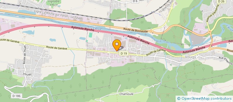 localisation de l'entreprise SASU PLEIN-FRUITS-ITALIE-PRIMEURS  VOUGY