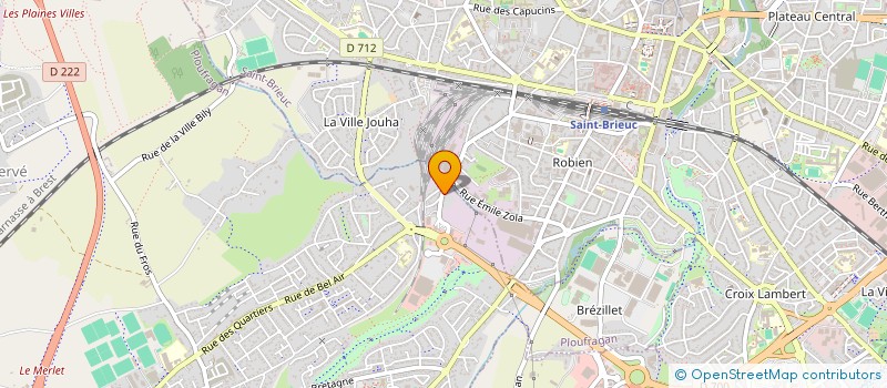 localisation de l'entreprise SASU PLOMBERIE ELECTRICITE CHAUFFAGE 22  PLOUFRAGAN