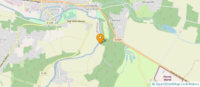 localisation de l'entreprise SASU PMR  CREVECUR-EN-BRIE