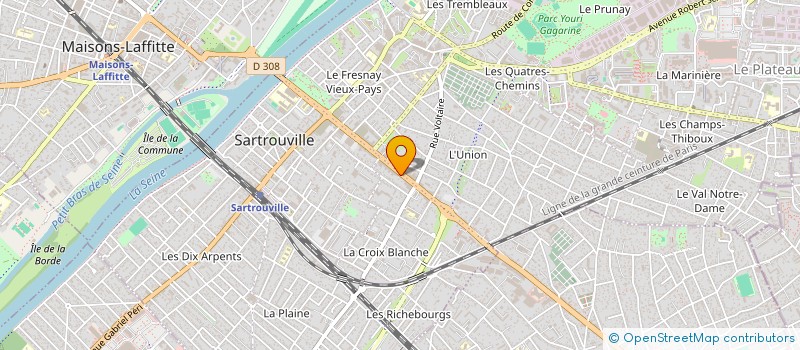 localisation de l'entreprise SASU POIGNEE DANS L'ANGLE  SARTROUVILLE