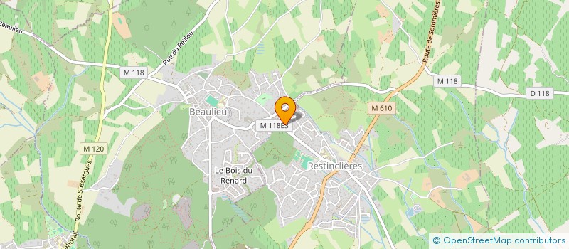 localisation de l'entreprise SASU POINT VIRGULE  RESTINCLIERES