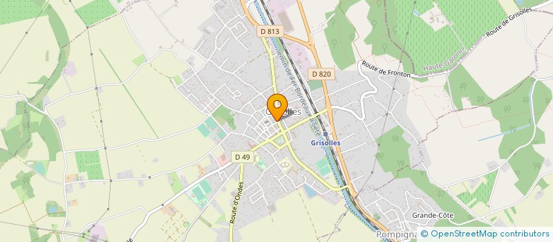 localisation de l'entreprise SASU POMPES FUNEBRES MARBRERIE DUVAL  GRISOLLES