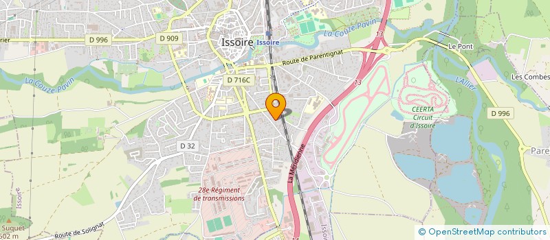 localisation de l'entreprise SASU POUGET GESTION IMMOBILIER  ISSOIRE