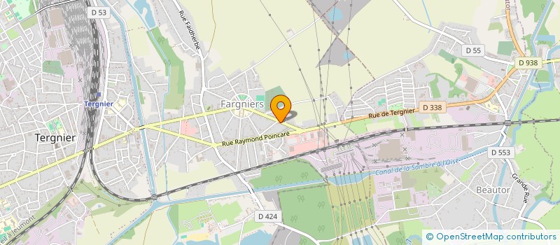 localisation de l'entreprise SASU PRAXI BAT  TERGNIER