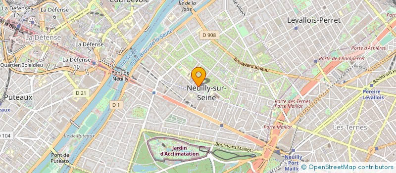 localisation de l'entreprise SASU PRINT CONSEIL à NEUILLY-SUR-SEINE