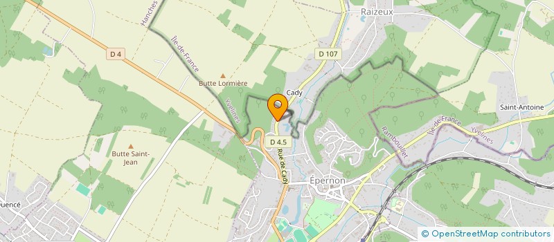 localisation de l'entreprise SASU PRO CIVALS à EPERNON