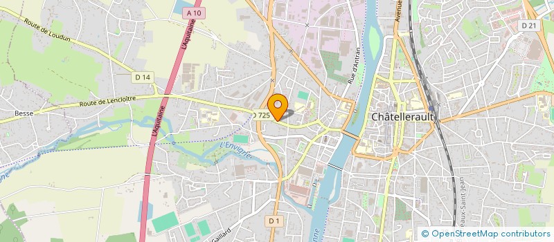 localisation de l'entreprise SASU PRO RESEAU à CHATELLERAULT