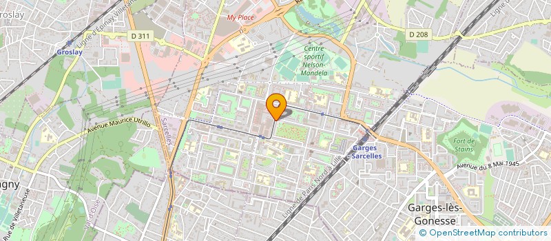 localisation de l'entreprise SASU PRO TRANSPORT  SARCELLES