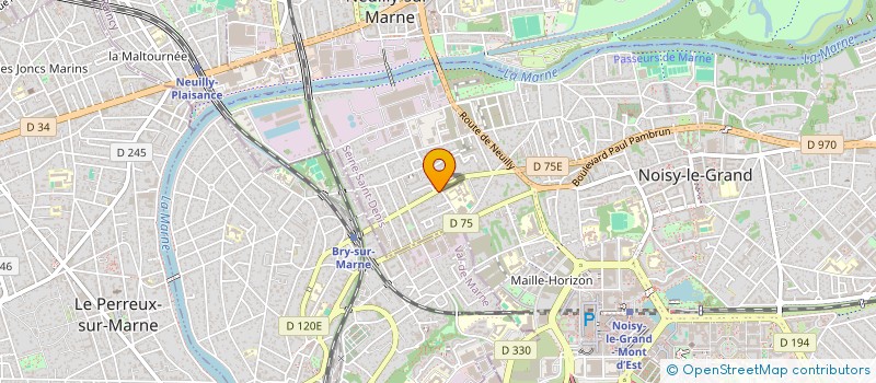 localisation de l'entreprise SASU PROGAINE  NOISY-LE-GRAND