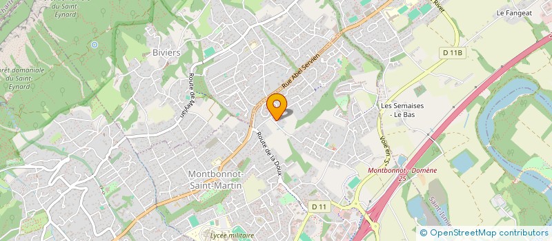 localisation de l'entreprise SASU PUNGIER à MONTBONNOT-SAINT-MARTIN