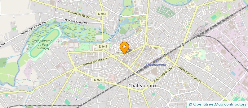 localisation de l'entreprise SASU PYM'S à CHATEAUROUX