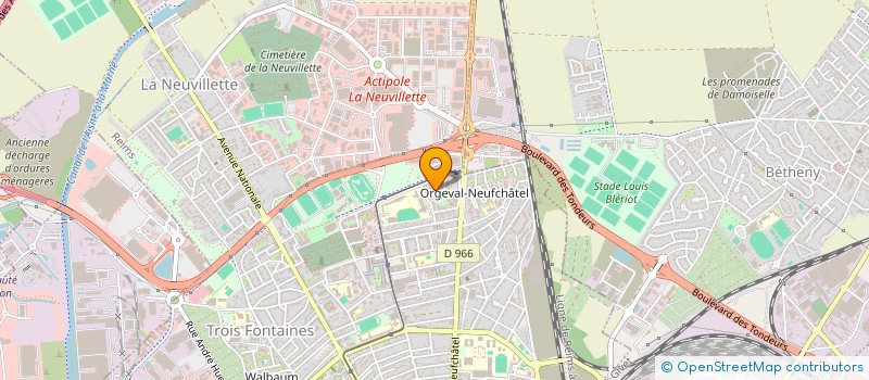 localisation de l'entreprise SASU QUALITA CERAM  REIMS