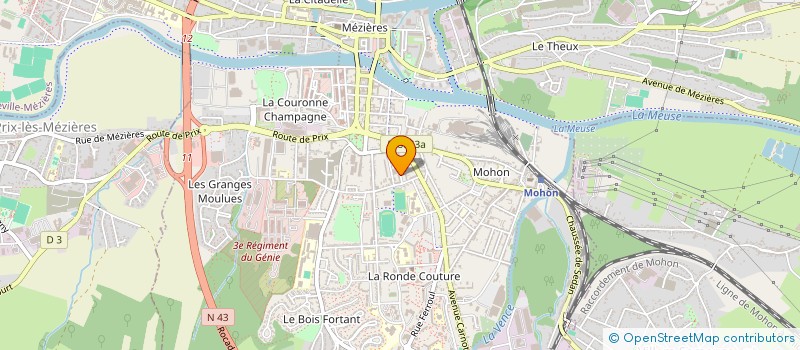 localisation de l'entreprise SASU R & B MAG  CHARLEVILLE-MEZIERES