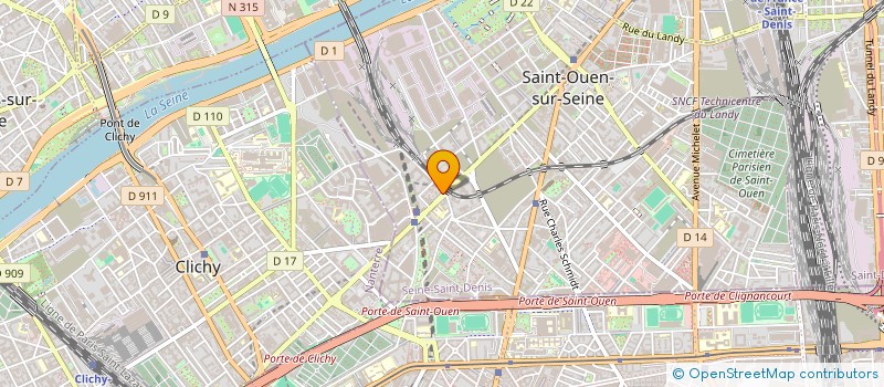localisation de l'entreprise SASU R2M à SAINT-OUEN-SUR-SEINE