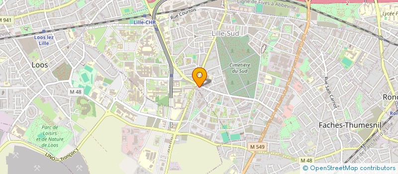 localisation de l'entreprise SASU RB TRANSPORT DE PERSONNES à LILLE