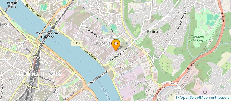 localisation de l'entreprise SASU RBG  FLOIRAC