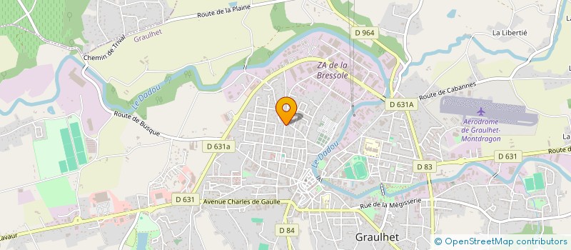 localisation de l'entreprise SASU RECYCLAGE METAUX DU GRAND SUD  GRAULHET