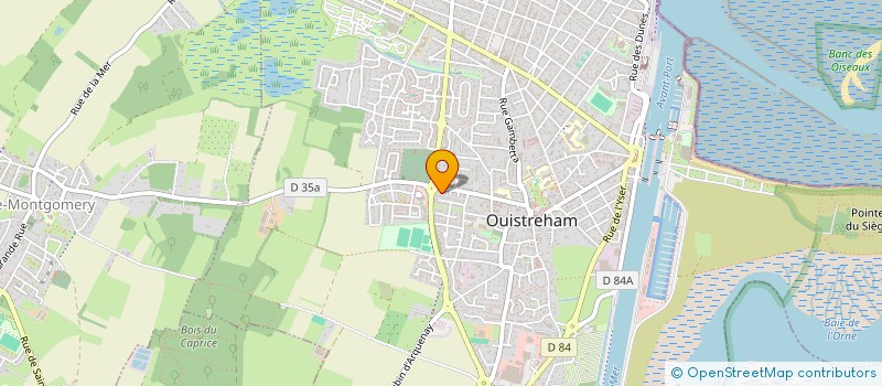 localisation de l'entreprise SASU REFLEXOLOGIE TLEG  OUISTREHAM