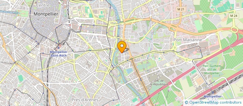 localisation de l'entreprise SASU RENAUD LAURENT  MONTPELLIER