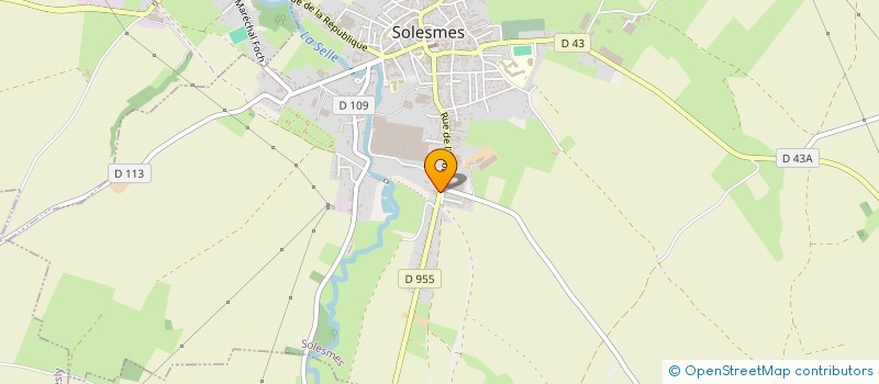 localisation de l'entreprise SASU RESIDENCE DE L ABBAYE  SOLESMES