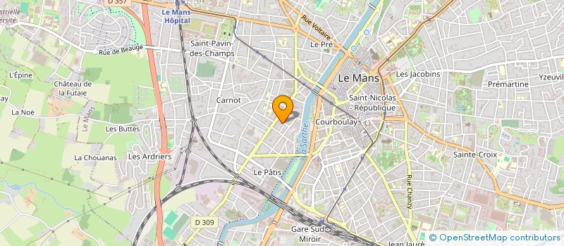 localisation de l'entreprise SASU RESTAURANT LA FERTE BERNARD  CHERRE-AU