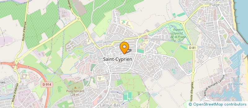 localisation de l'entreprise SASU RICART  SAINT-CYPRIEN