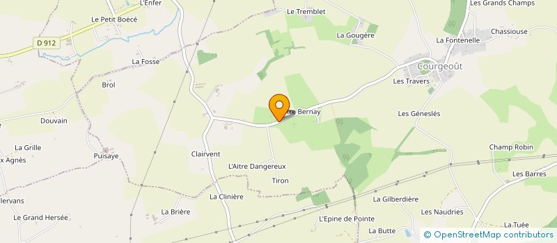 localisation de l'entreprise SASU RIPAULT AURELIEN à COURGEOUT