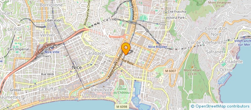 localisation de l'entreprise SASU RIVIERA SALE SERVICES à NICE