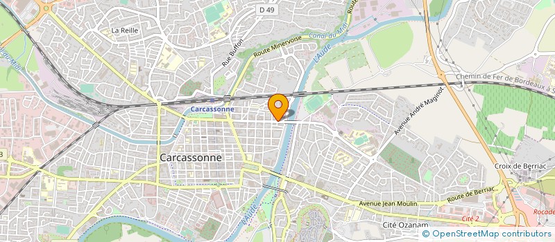 localisation de l'entreprise SASU RIVIERE à CARCASSONNE