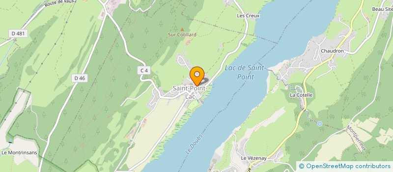 localisation de l'entreprise SASU ROBBE LORIS  SAINT-POINT-LAC