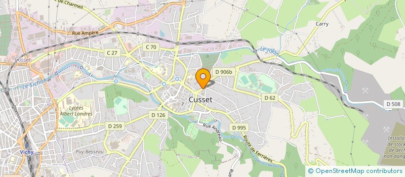 localisation de l'entreprise SASU ROCHE DESIGN RENOVATION  CUSSET