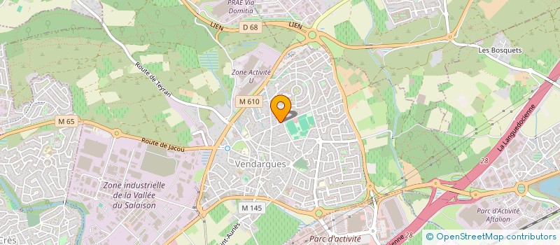 localisation de l'entreprise SASU ROMAIN SEGALAS OPTIQUE à VENDARGUES