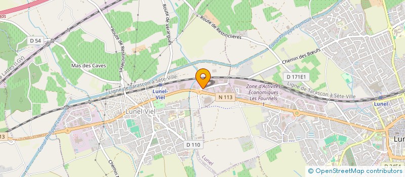 localisation de l'entreprise SASU RONI  LUNEL-VIEL