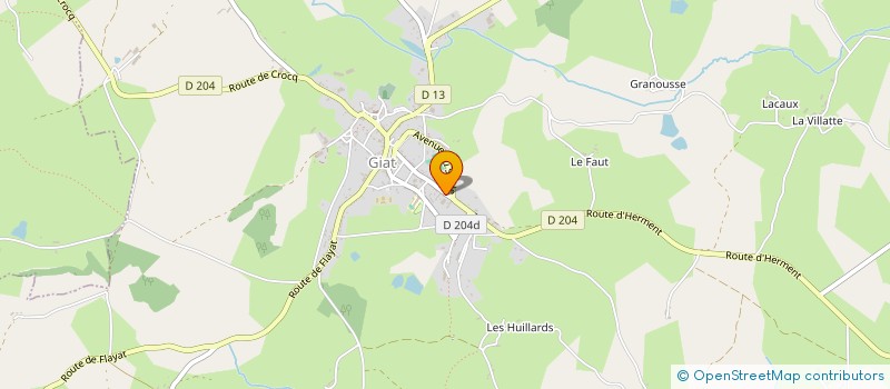 localisation de l'entreprise SASU ROULET  GIAT