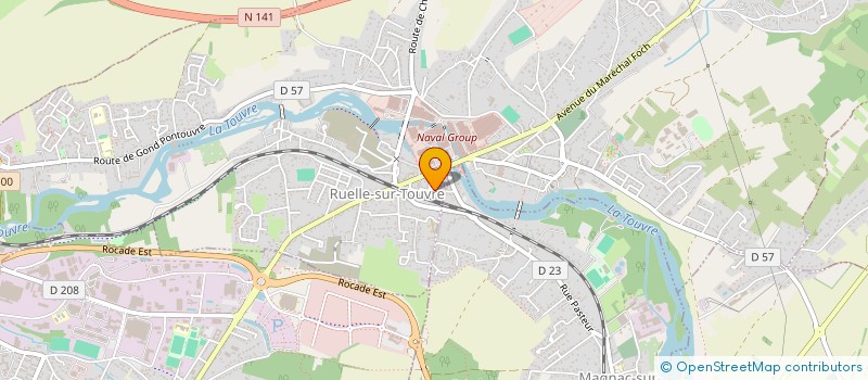 localisation de l'entreprise SASU ROUZAUD à RUELLE-SUR-TOUVRE
